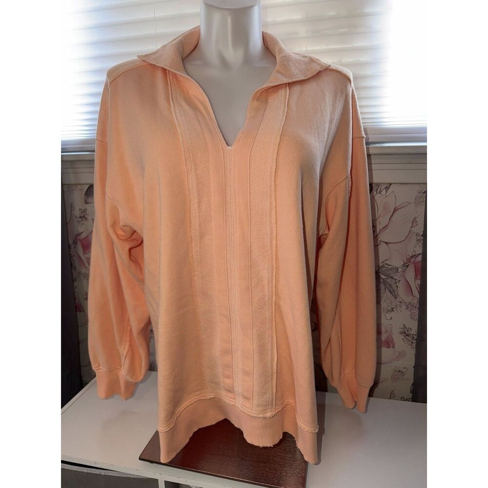 Aerie Creamsicle Oversized Cozy Top